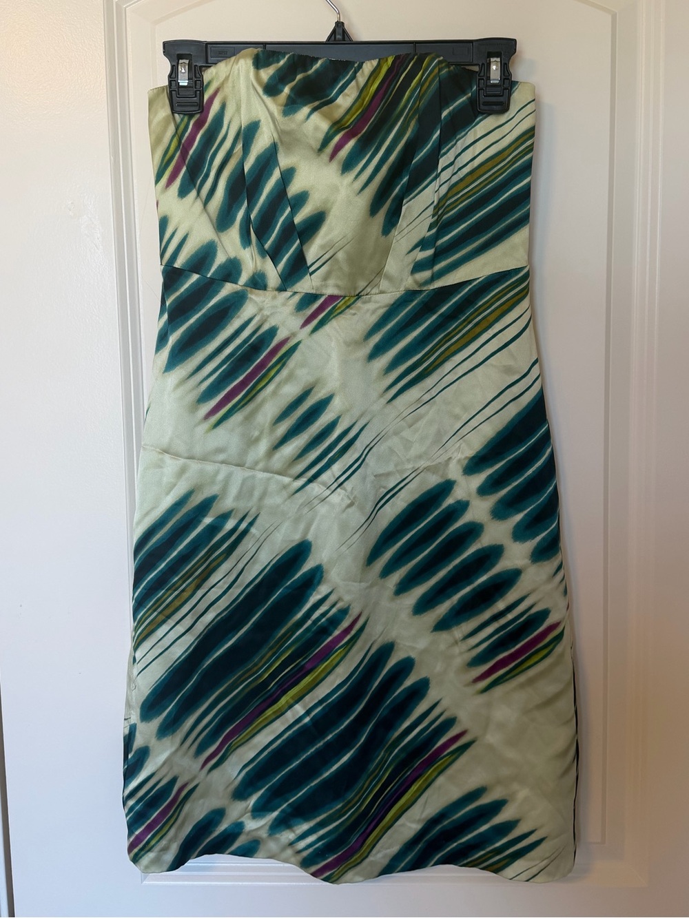 The Limited Striped Strapless Dress
